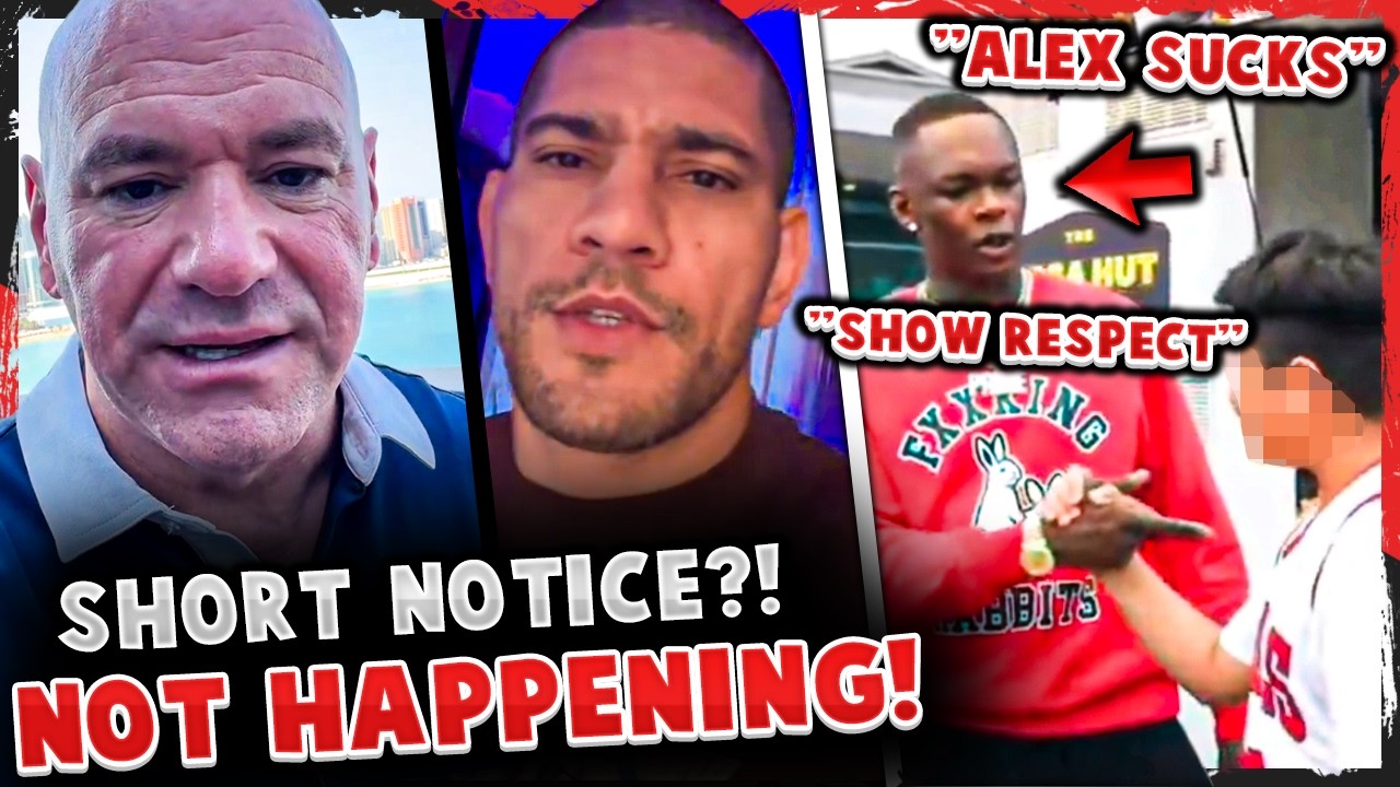UFC SHUTS DOWN Alex Pereira fighting at UFC 310!? *FOOTAGE* Israel Adesanya