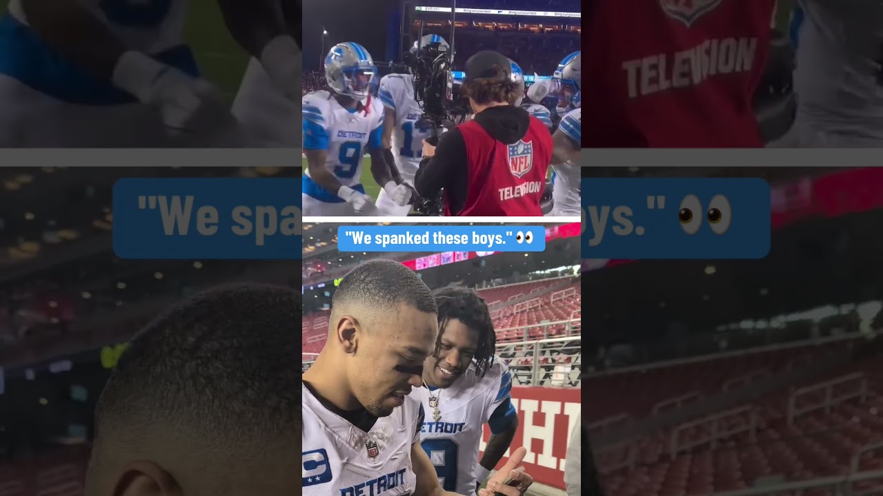 Amon-Ra after beating the 49ers on MNF 😤