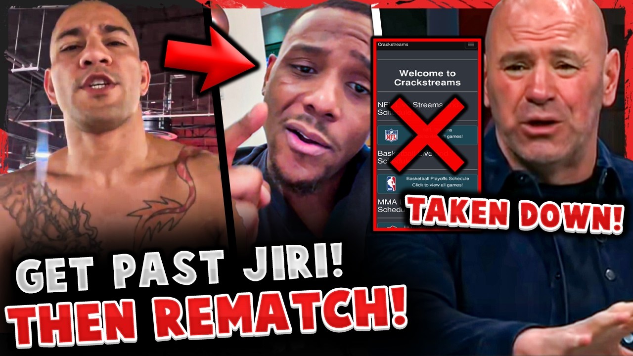 UFC IILEGAL STREAMING SITE TAKEN DOWN! Alex Pereira & Jamahal Hill REMATCH!?