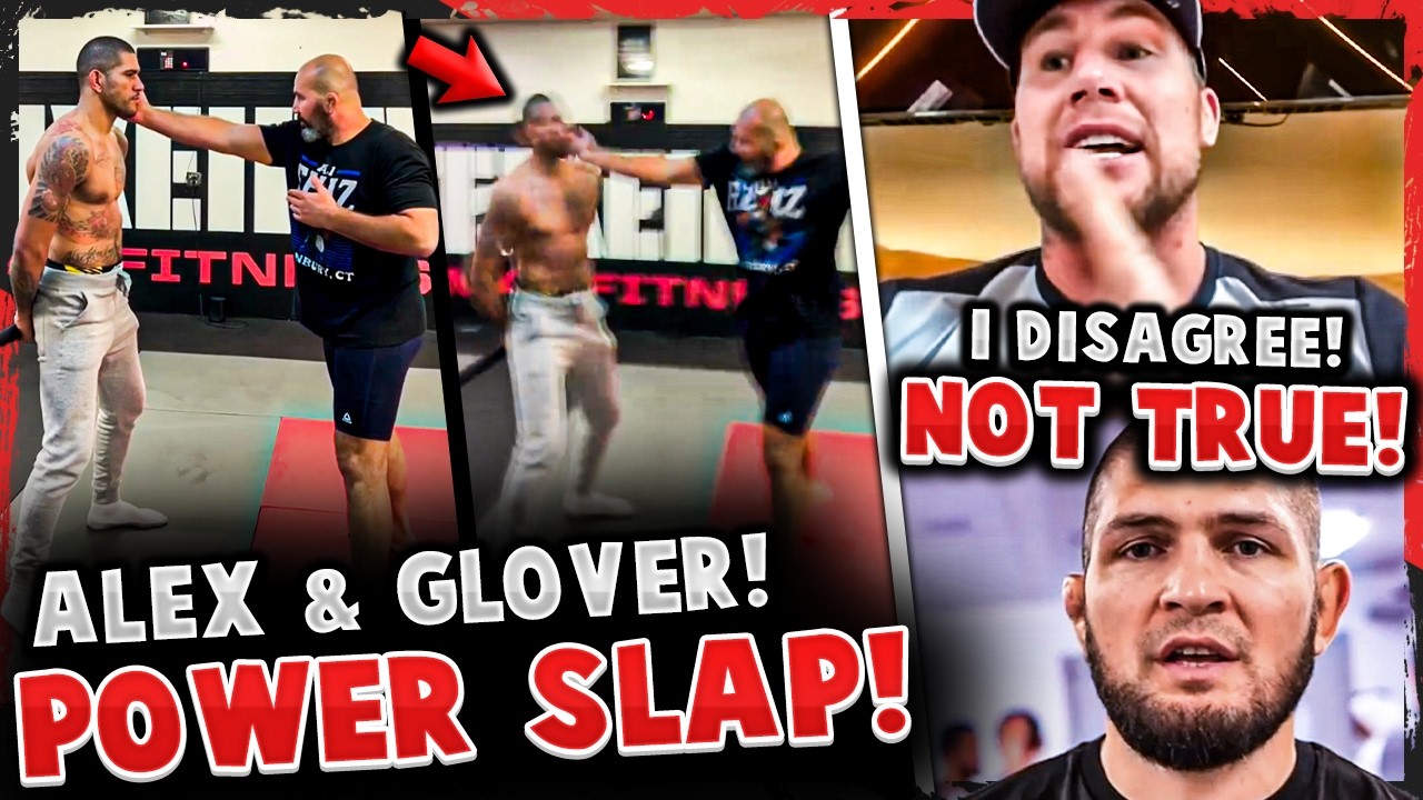 Alex Pereira HELPING Glover Teixeira for POWERSLAP!? *FOOTAGE* Khabib & Darren