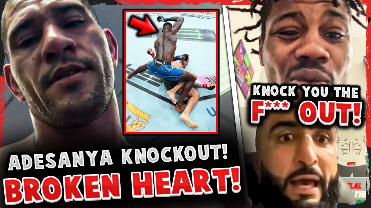 Alex Pereira SAD over Israel Adesanya KNOCKOUT! Kevin Holland vs Belal