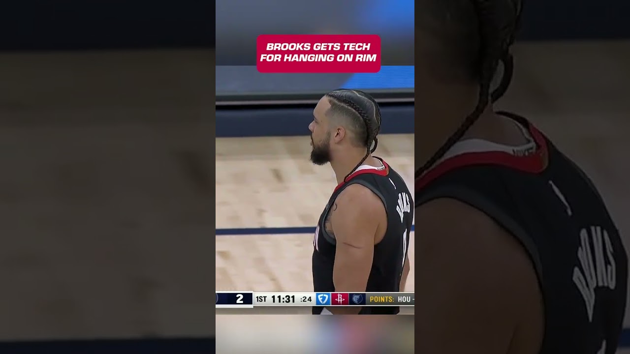 Dillon Brooks gets tech in 1st minute vs. Grizzlies 👀