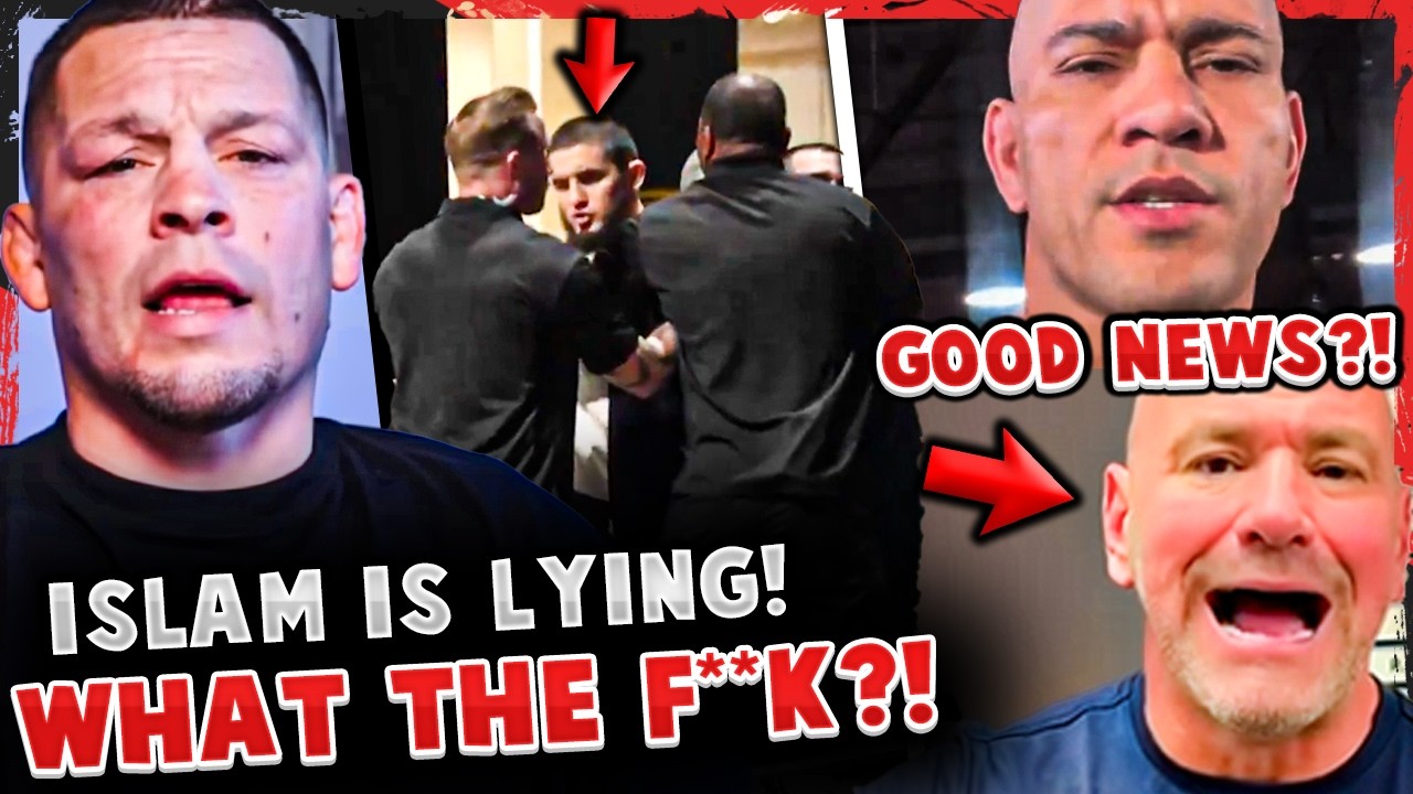 Islam Makhachev ALTERCATION + Nate Diaz RESPONDS! Alex Pereira TEASES “GOOD