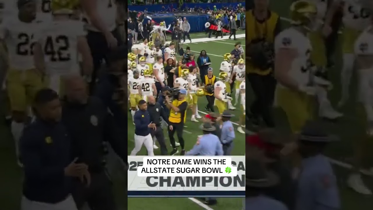 Notre Dame advances to the CFP Semifinal 🚨