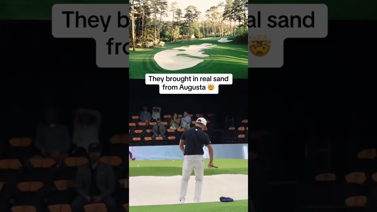 The bunkers for TGL are as real as it gets 👏