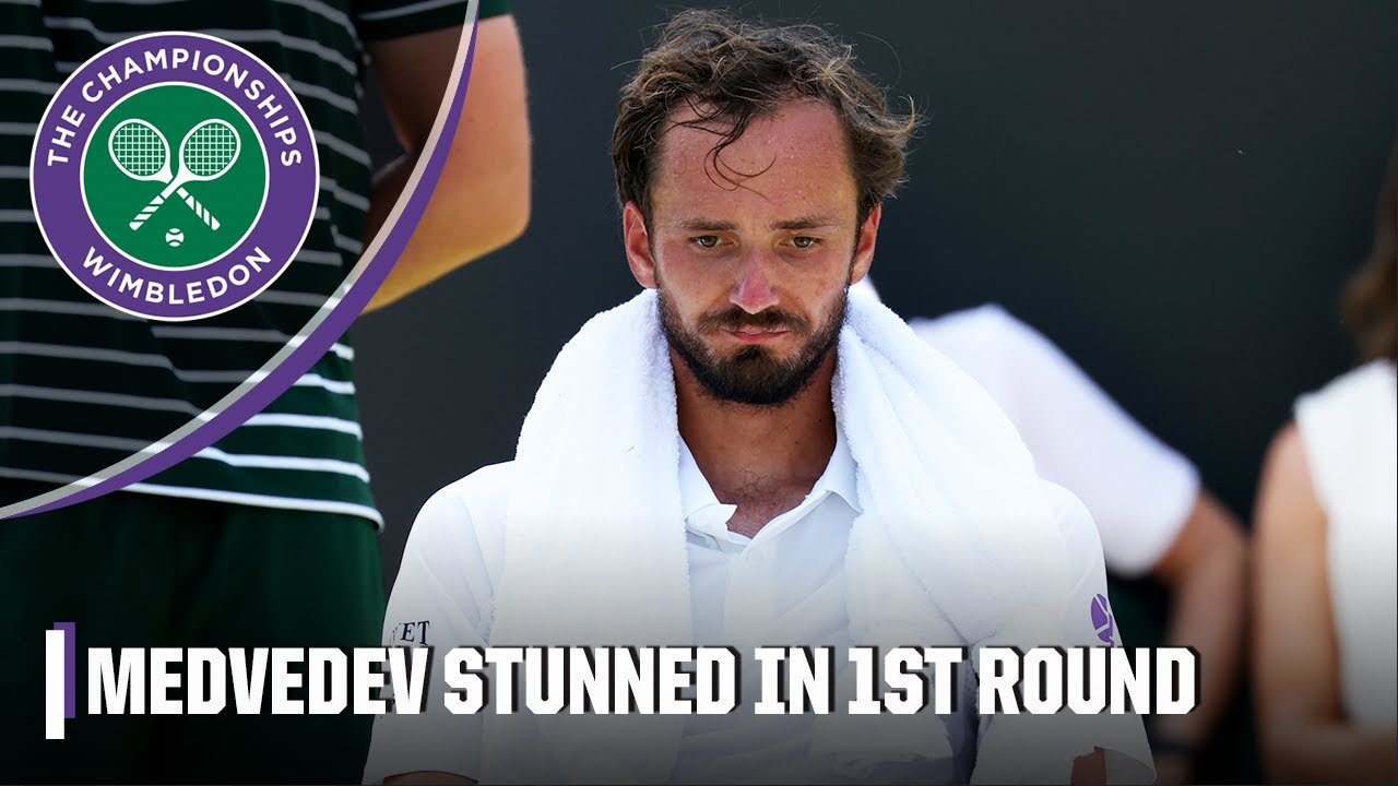 Daniil Medvedev UPSET in Wimbledon FIRST ROUND?! | Wimbledon on ESPN