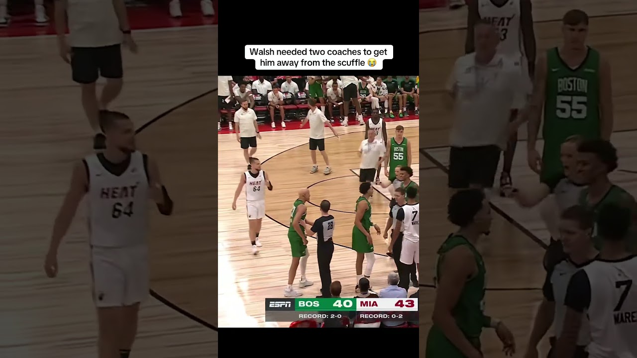 Tempers flared in Vegas leading to Jordan Walsh’s ejection 👀