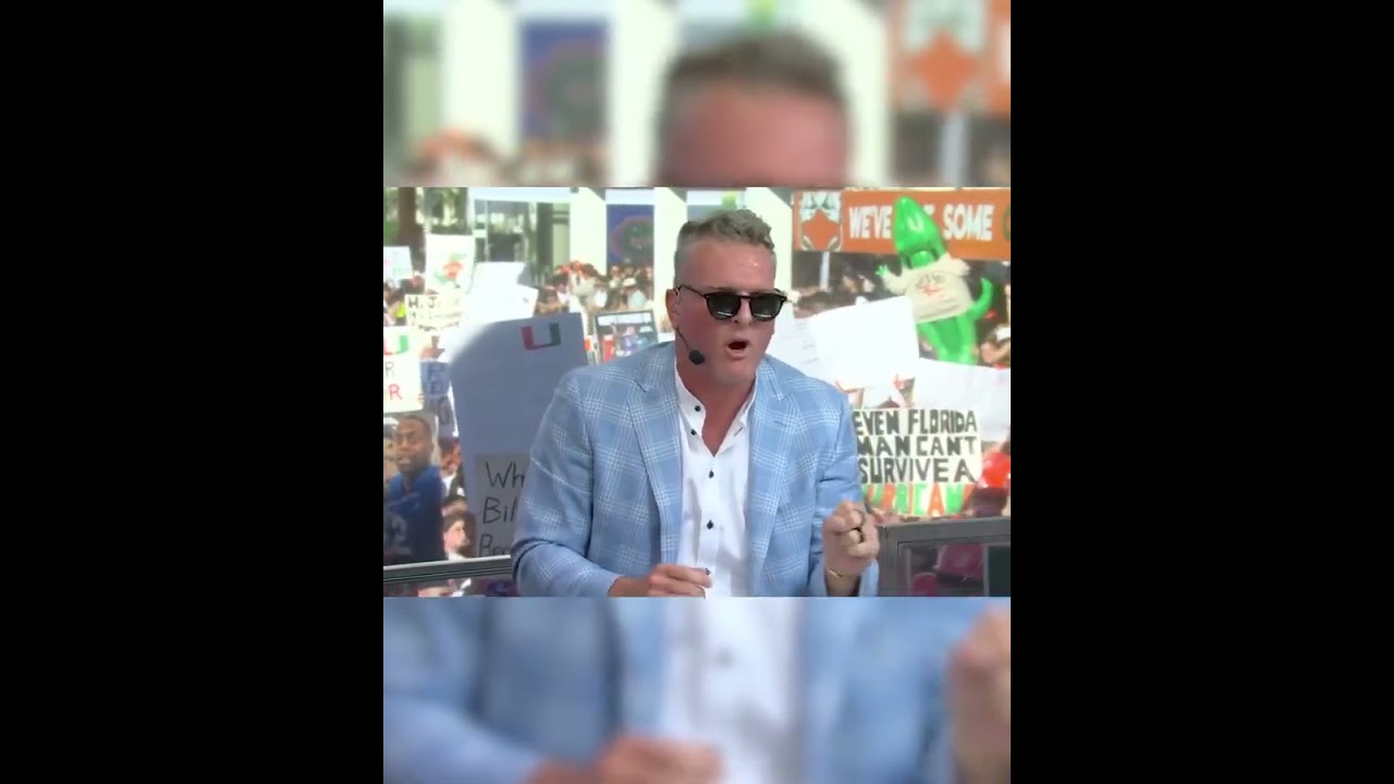 Pat McAfee brought the energy for Miami 🗣️