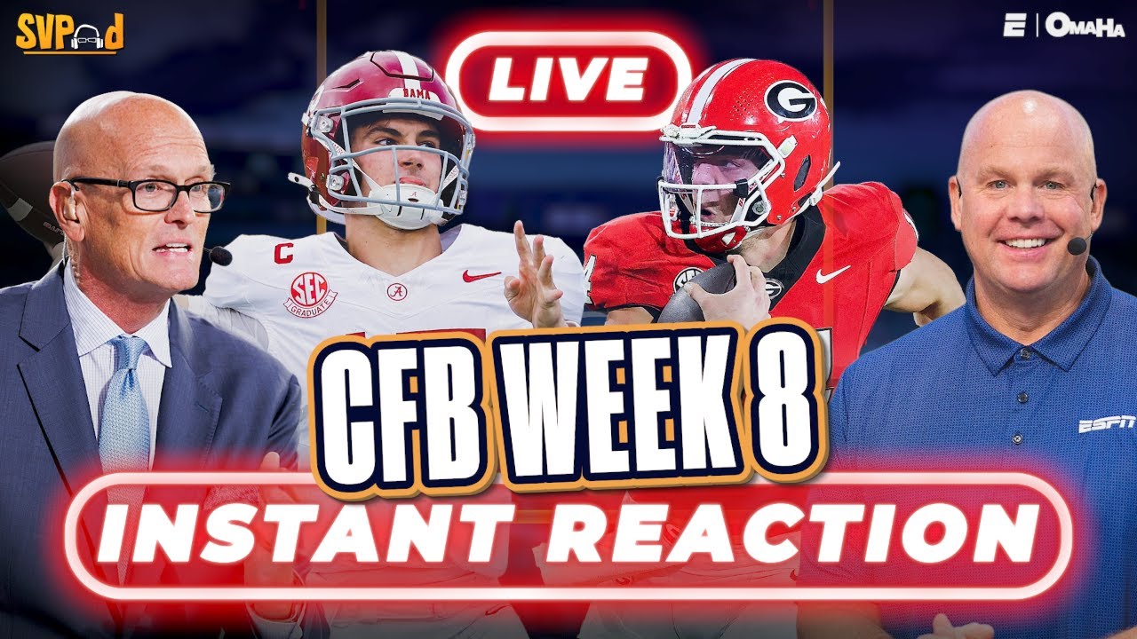 CFB Week 8 REACTIONS: SVP Stanford Steve recap Alabama, Georgia Notre Dame