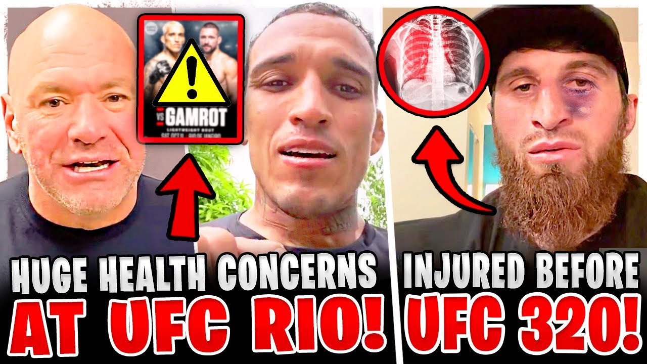 HEALTH CONCERNS RISE for UFC FIGHTERS in RIO! Ankalaev REVEALS BROKEN RIBS!