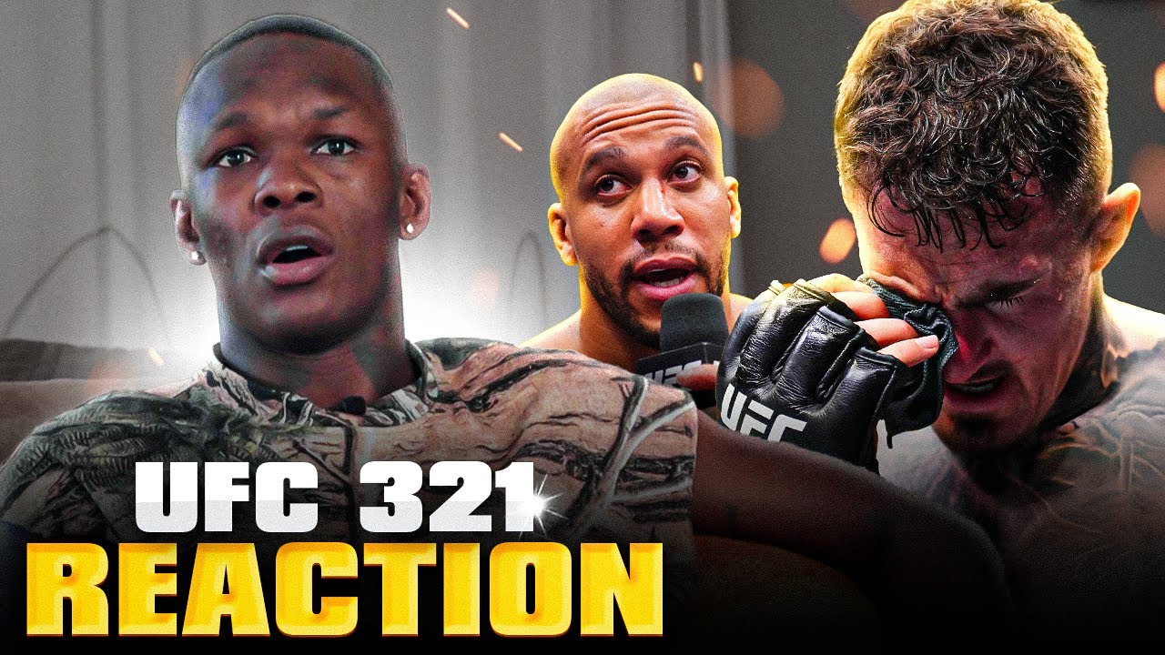 Israel Adesanya Reacts To UFC 321 Pay Per View After David’s Bachelor Party