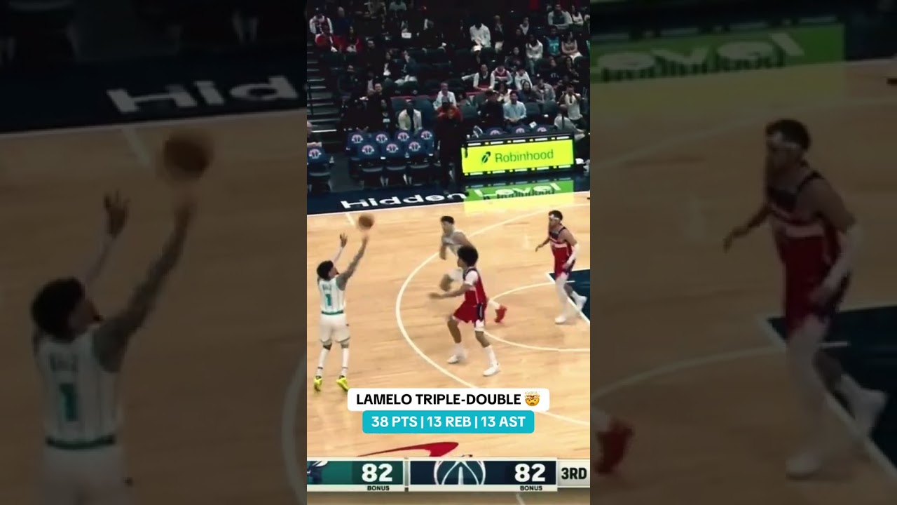 LAMELO PUT ON A SHOW IN D.C. 🍿