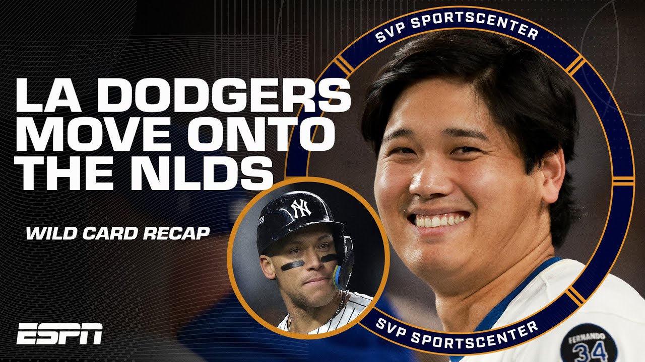 MLB Wild Card RECAP ⚾️ Dodgers sweep Reds + Yankees, Padres Guardians force