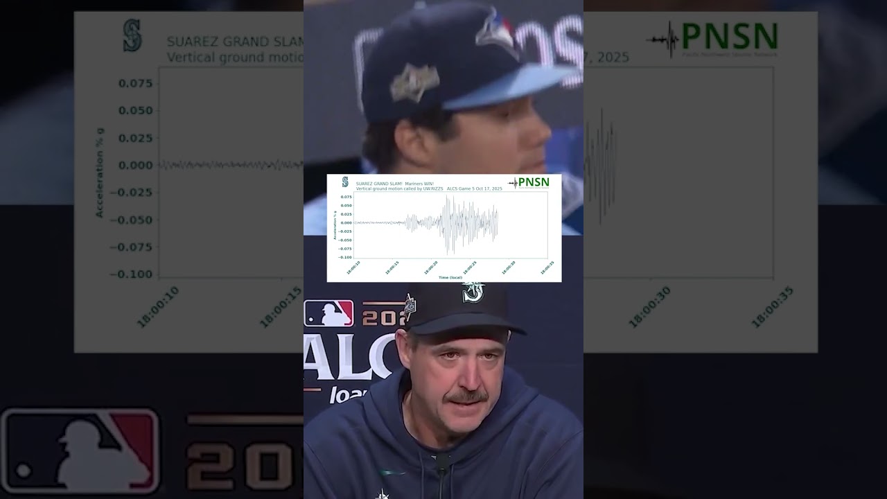 Mariners fans created a ‘mini-earthquake’ on Eugenio Suarez’s Game 5 grand slam