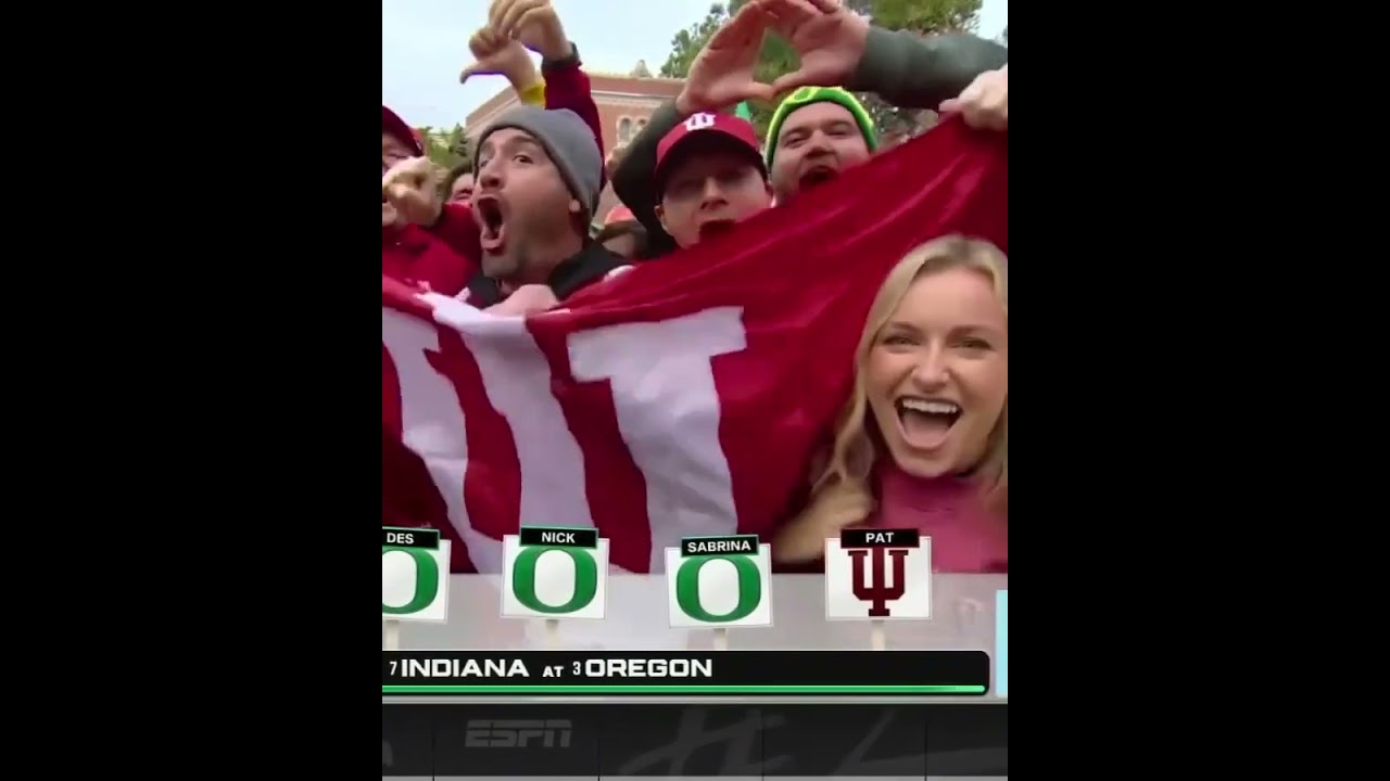 PAT CALLED INDIANA UPSETTING OREGON 🔥