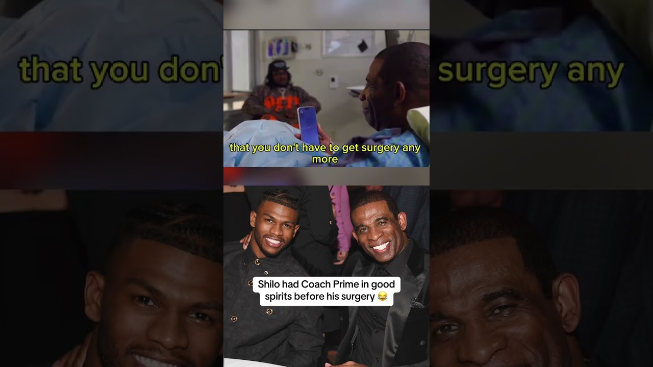 Shilo keeping dad laughing 🤣 (via shilosandersTT)