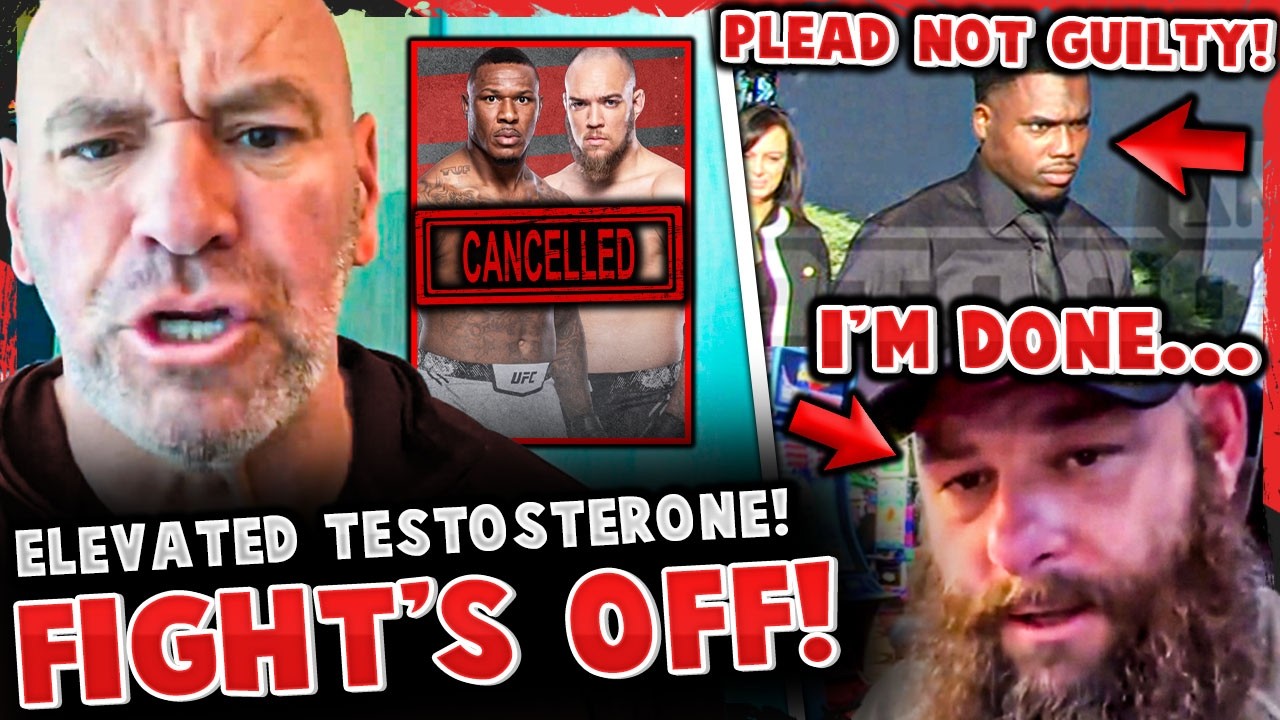 UFC RIO FIGHT CANCELLED for ELEVATED TESTOSTERONE! Syko Stu RETIRES + Raja