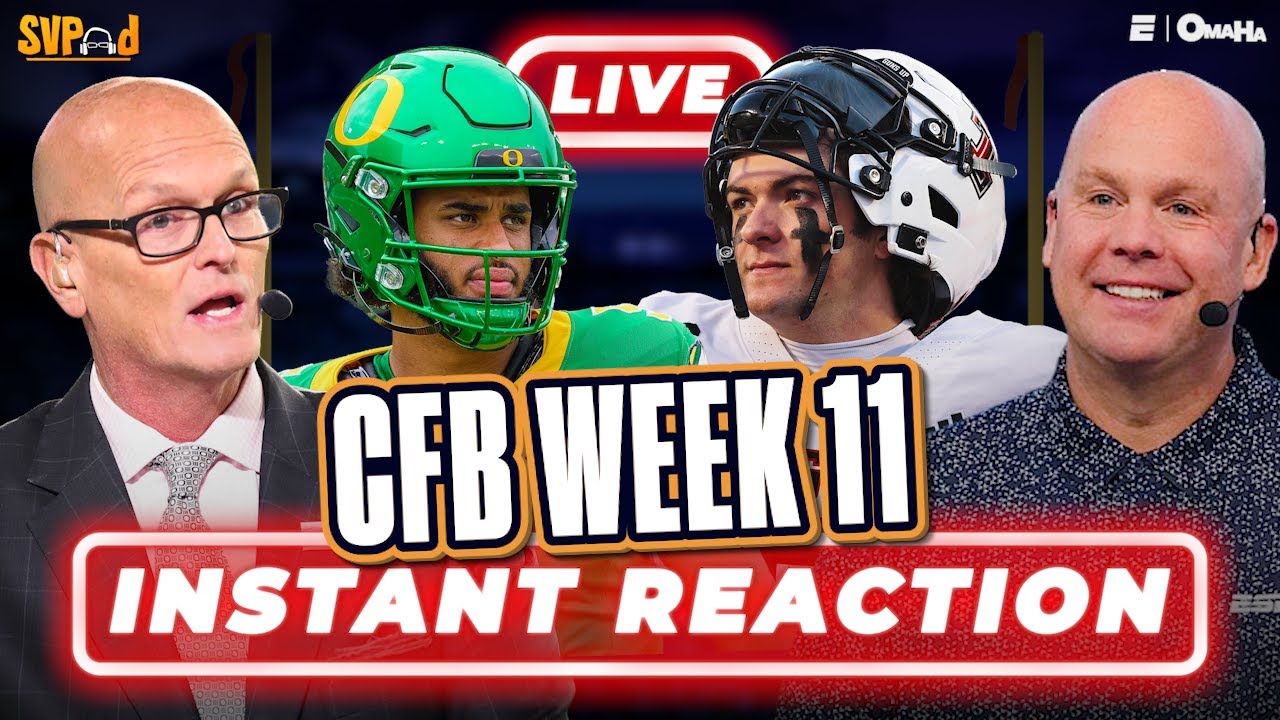 CFB Week 11 INSTANT REACTIONS: Texas Tech DOMINATES + Oregon and Indiana