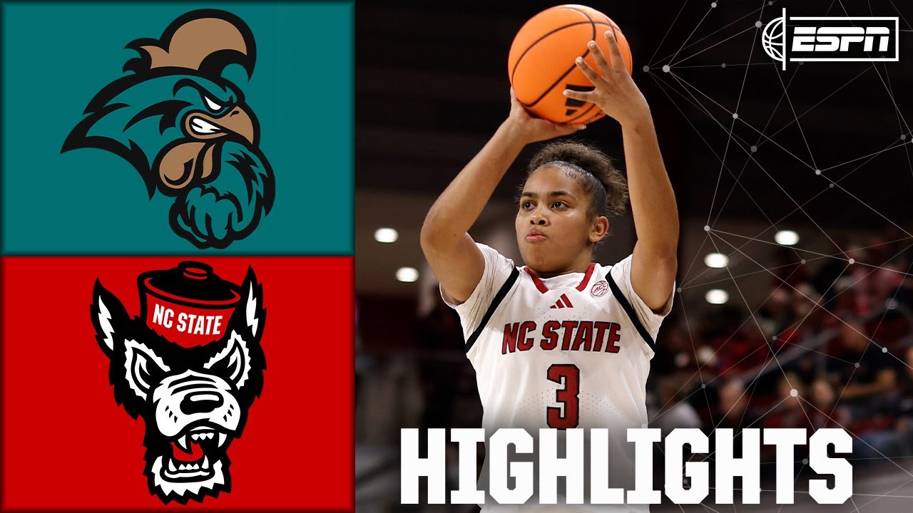 Coastal Carolina Chanticleers vs. NC State Wolfpack | Full Game Highlights |