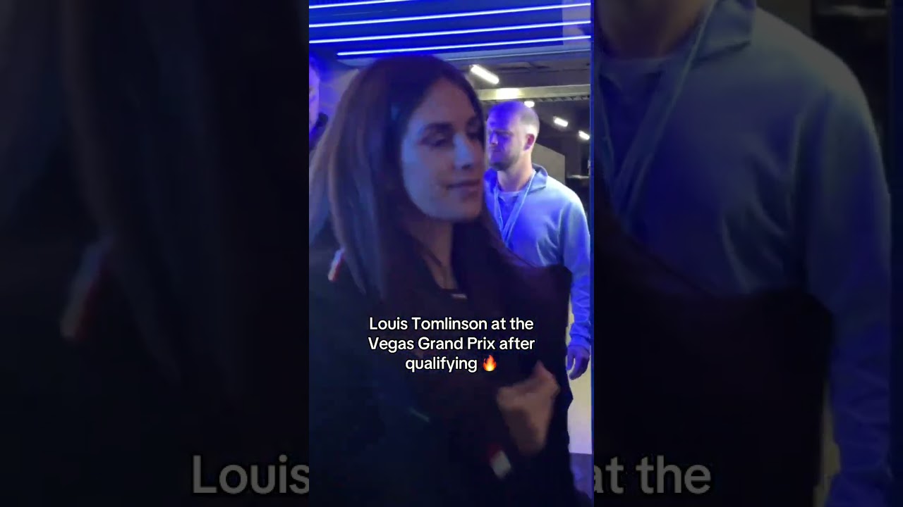 Louis Tomlinson in Vegas for qualifying 🔥