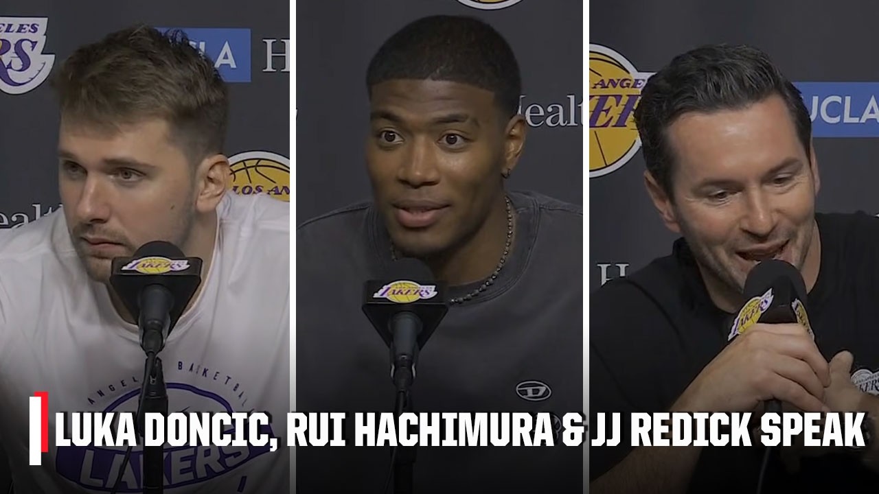 Luka Doncic Rui Hachimura joke about JJ Redick making them do ‘PechaKucha’ 📒