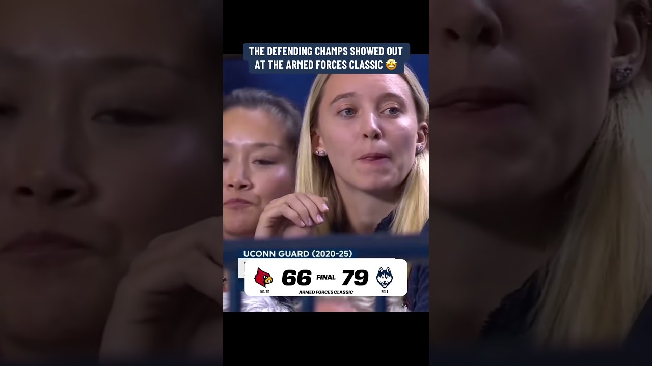 No. 1 UConn rolled past No. 20 Louisville 💪