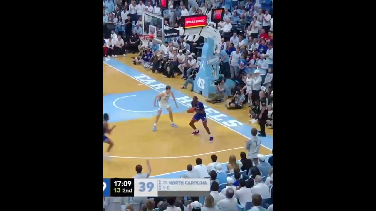 THIS KANSAS-NORTH CAROLINA SEQUENCE 🔥