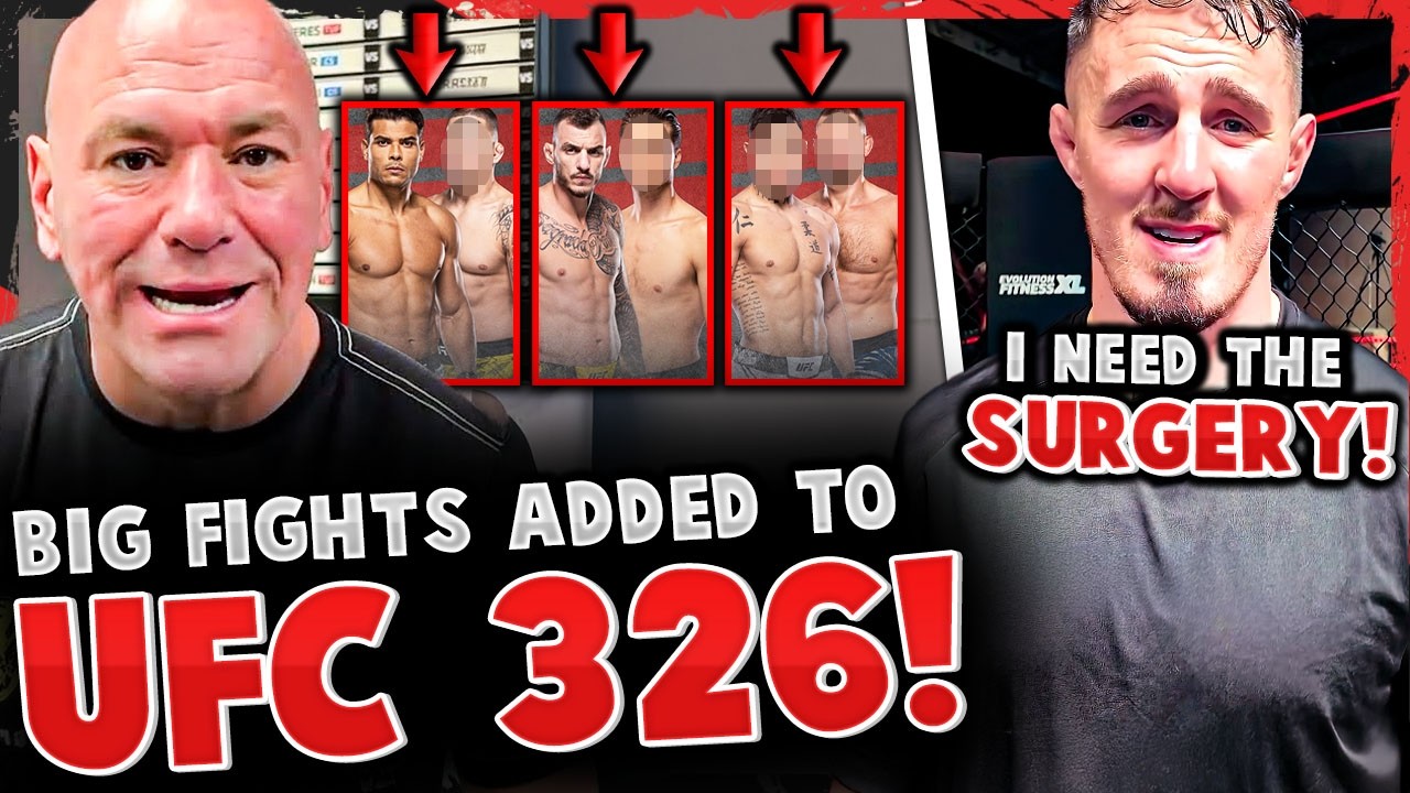 BREAKING: BIG FIGHTS ADDED TO UFC 326! Tom Aspinall NEEDS SURGERY! Jon Jones