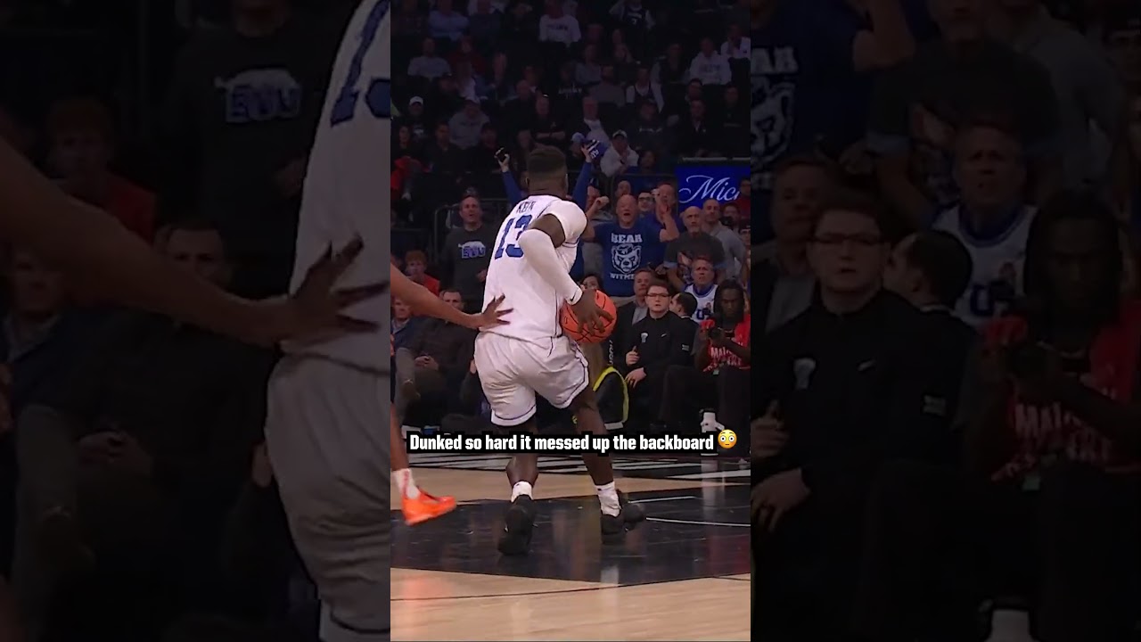 Clemson vs. BYU was delayed after this dunk 🤯