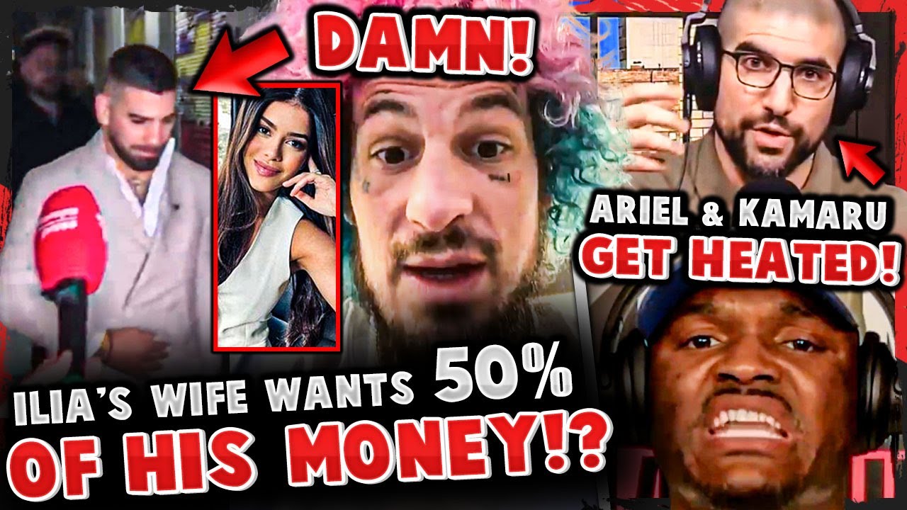 Ilia Topuria’s WIFE WANTS 50% OF HIS MONEY!? Ariel Helwani HEATED ARGUMENT w/
