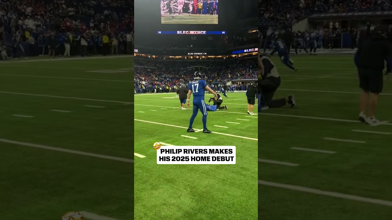Philip Rivers set for Colts home debut on MNF 👀