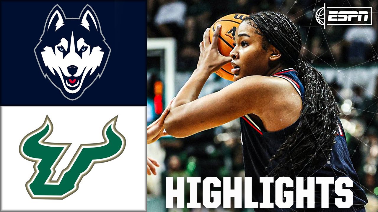 UConn Huskies vs. South Florida Bulls | Full Game Highlights | ESPN College