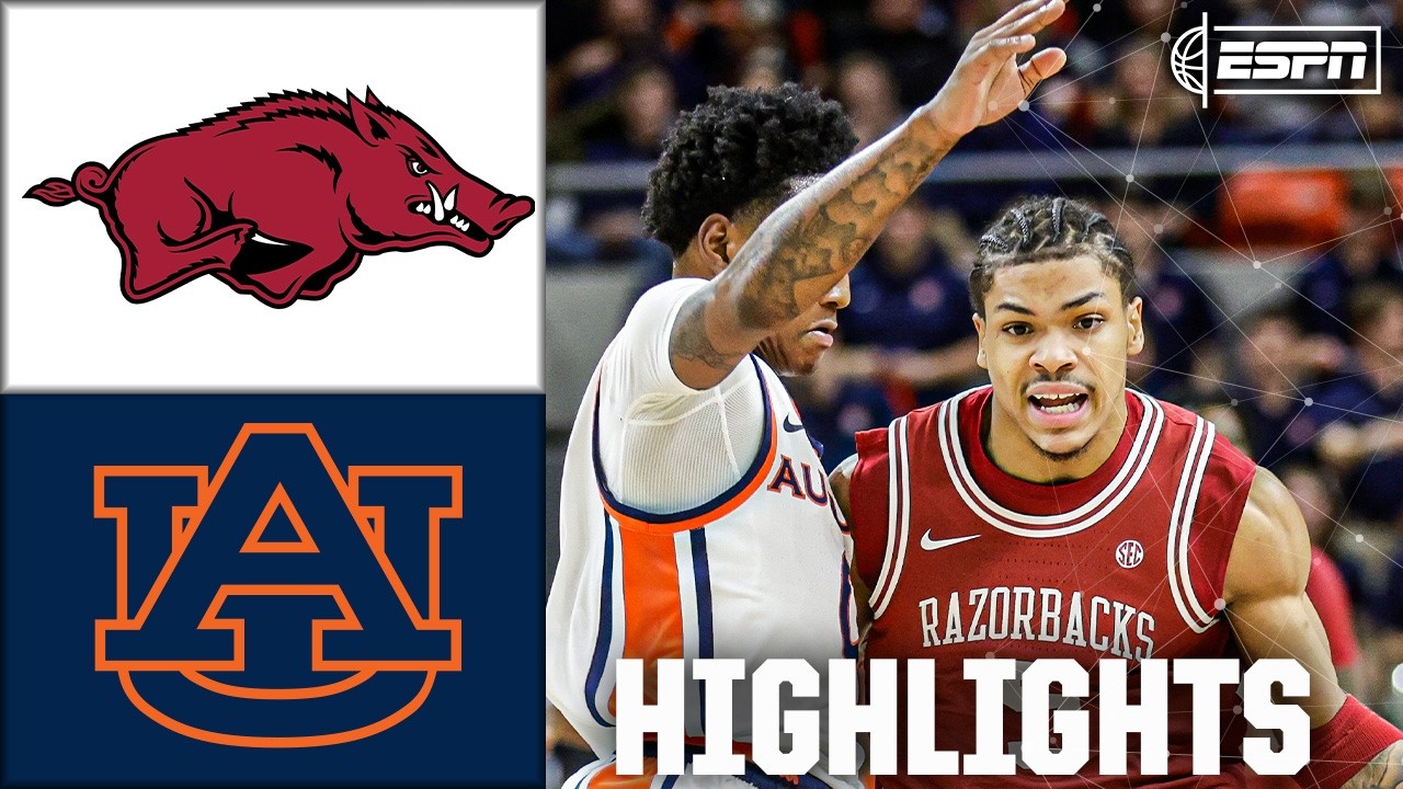 Arkansas Razorbacks vs. Auburn Tigers | Full Game Highlights | ESPN College