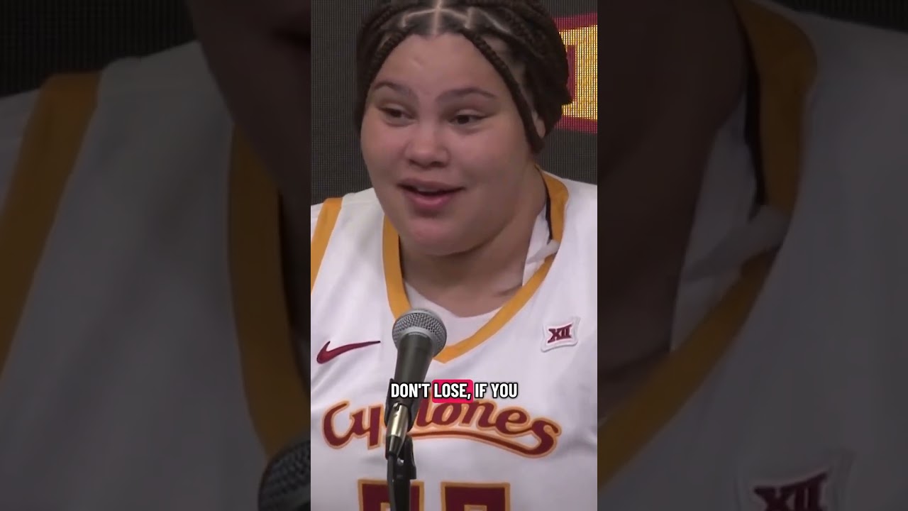 Audi Crooks’ mindset after Iowa State picked up its first loss of the season 🔥