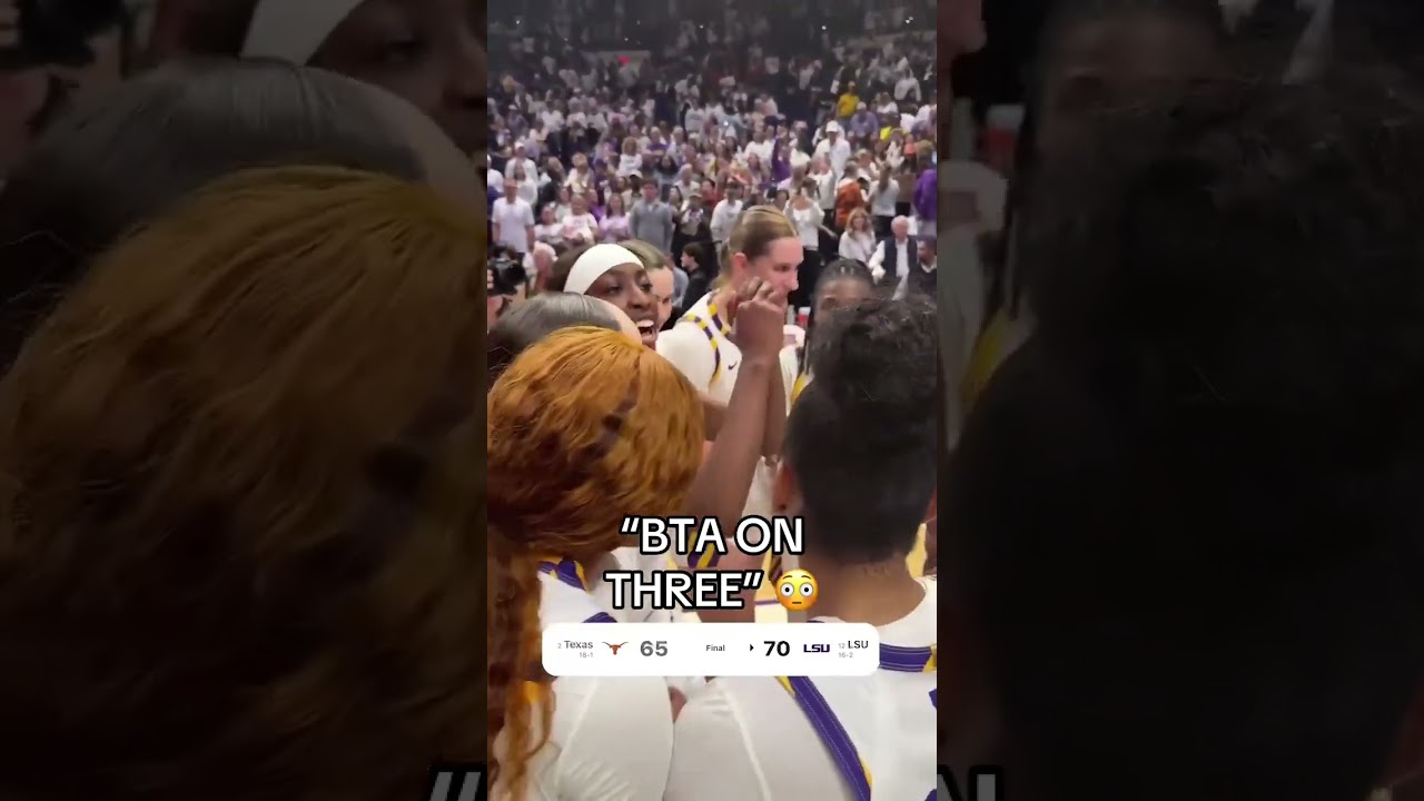 LSU after beating Texas 😮