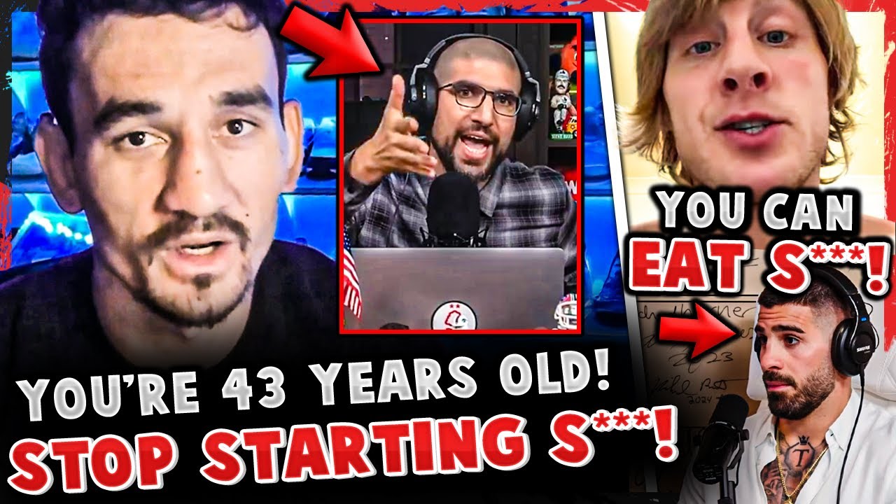 Max Holloway PISSED OFF at Ariel Helwani! Paddy Pimblett SHUTS DOWN Ilia