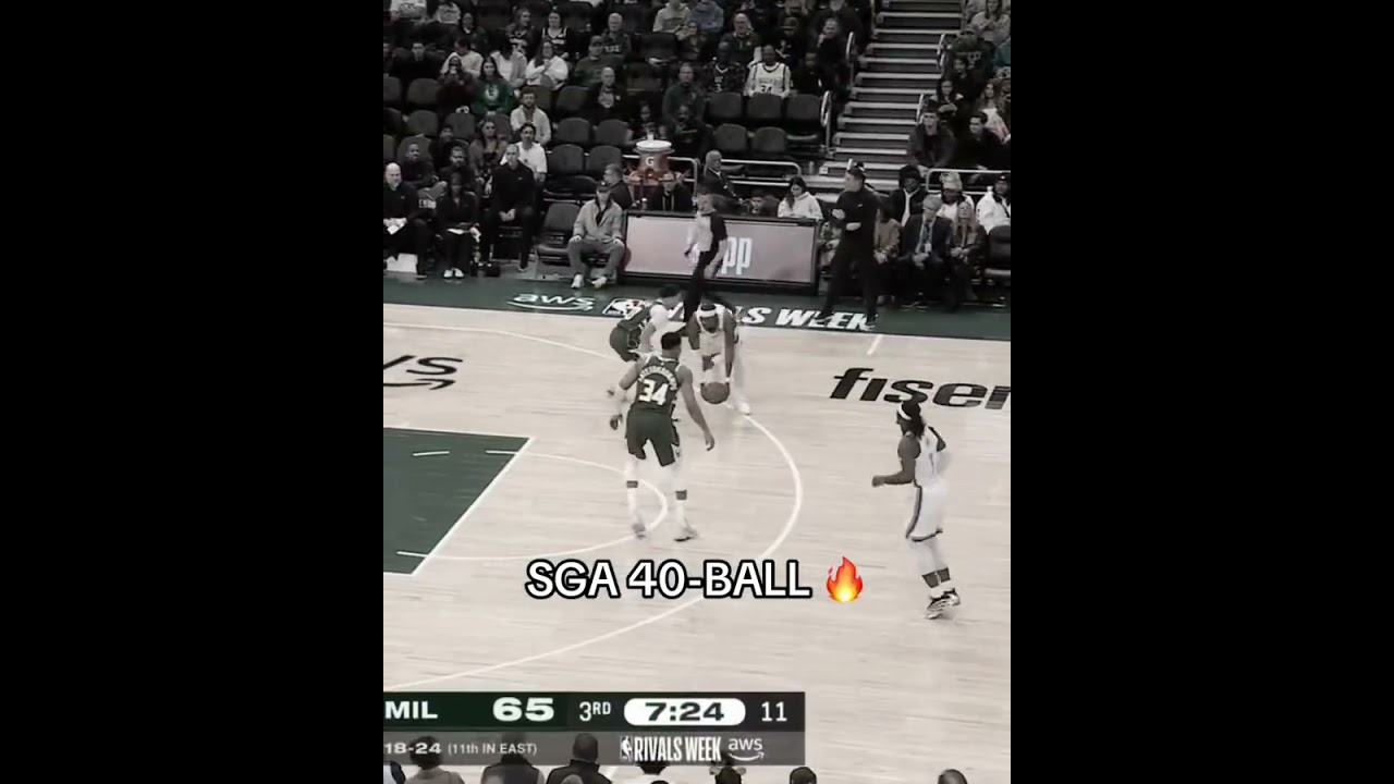 Shai gave the Bucks PROBLEMS 😮‍💨