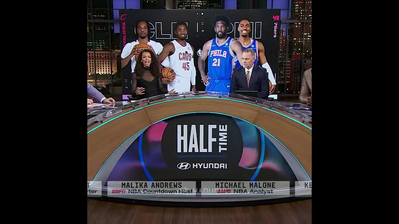 The Cavs must have watched the pregame show 😅➡️
