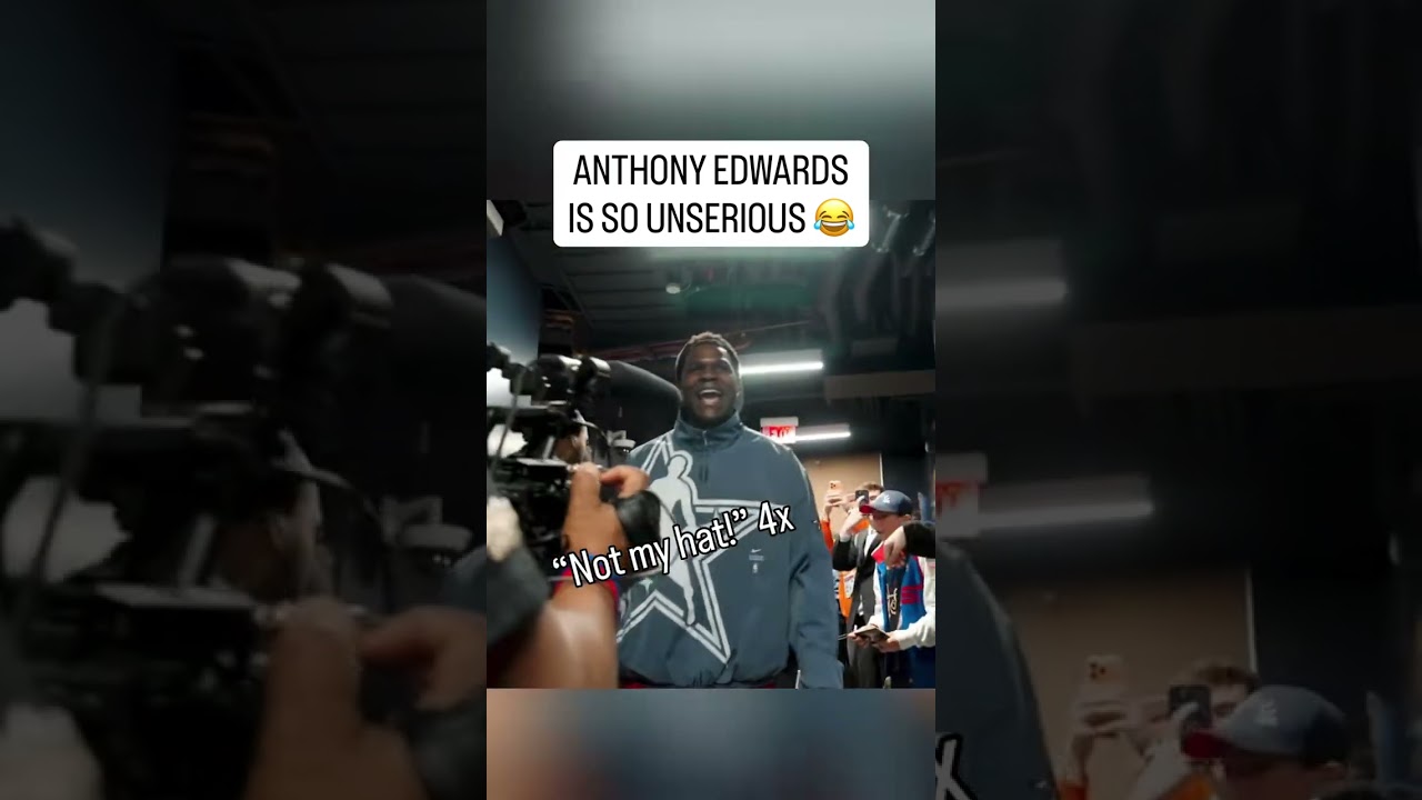 Ant wasn’t giving away his hat 😂 (via timberwolves)