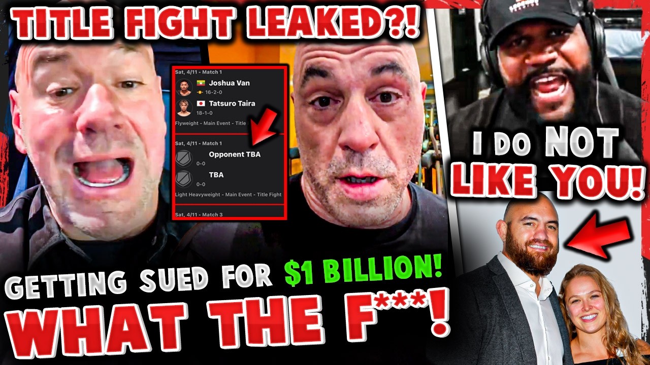Dana White GETTING SUED for $1 BILLION! UFC 327 TITLE FIGHT LEAKED!? Rampage