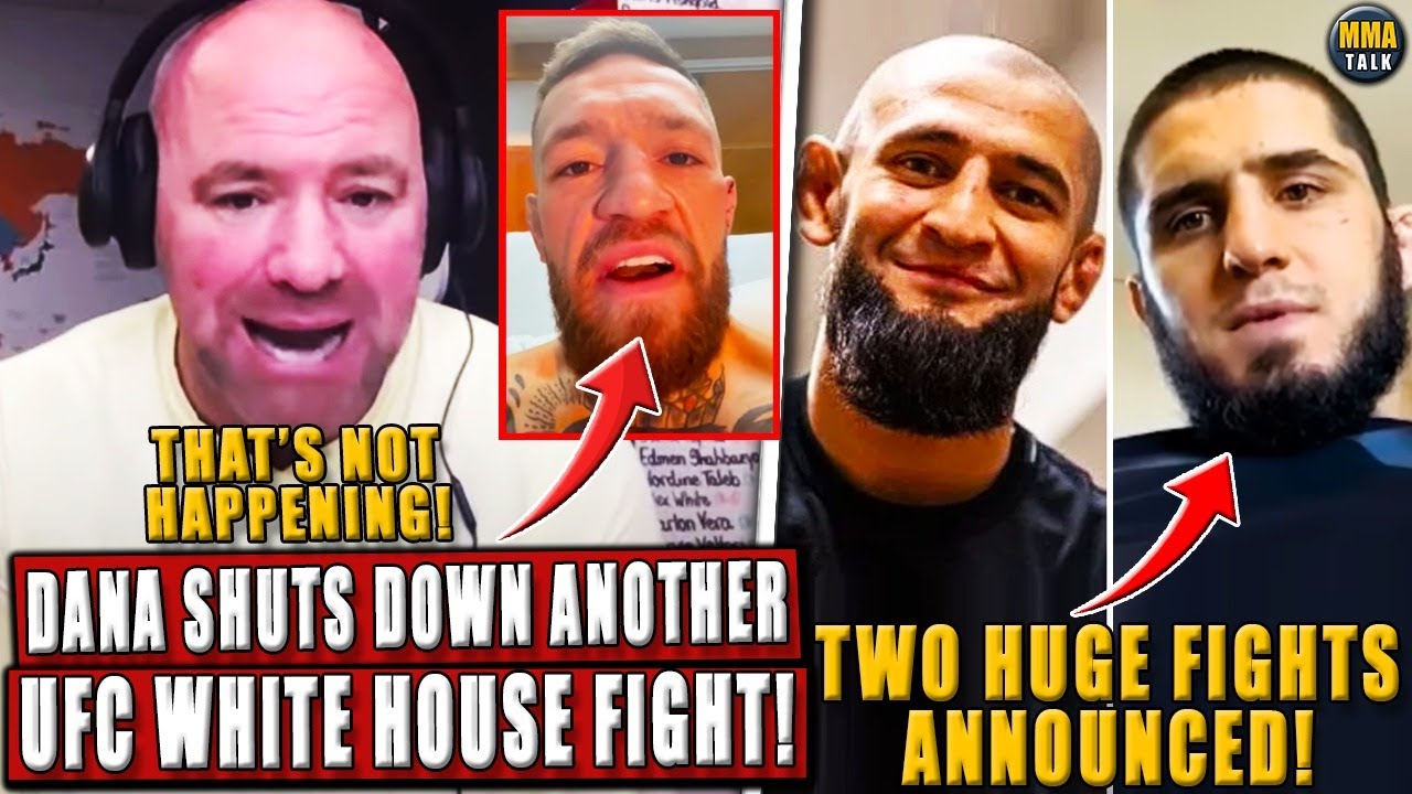 Dana White SHUTS DOWN ANOTHER UFC White House fight! Two MASSIVE fights