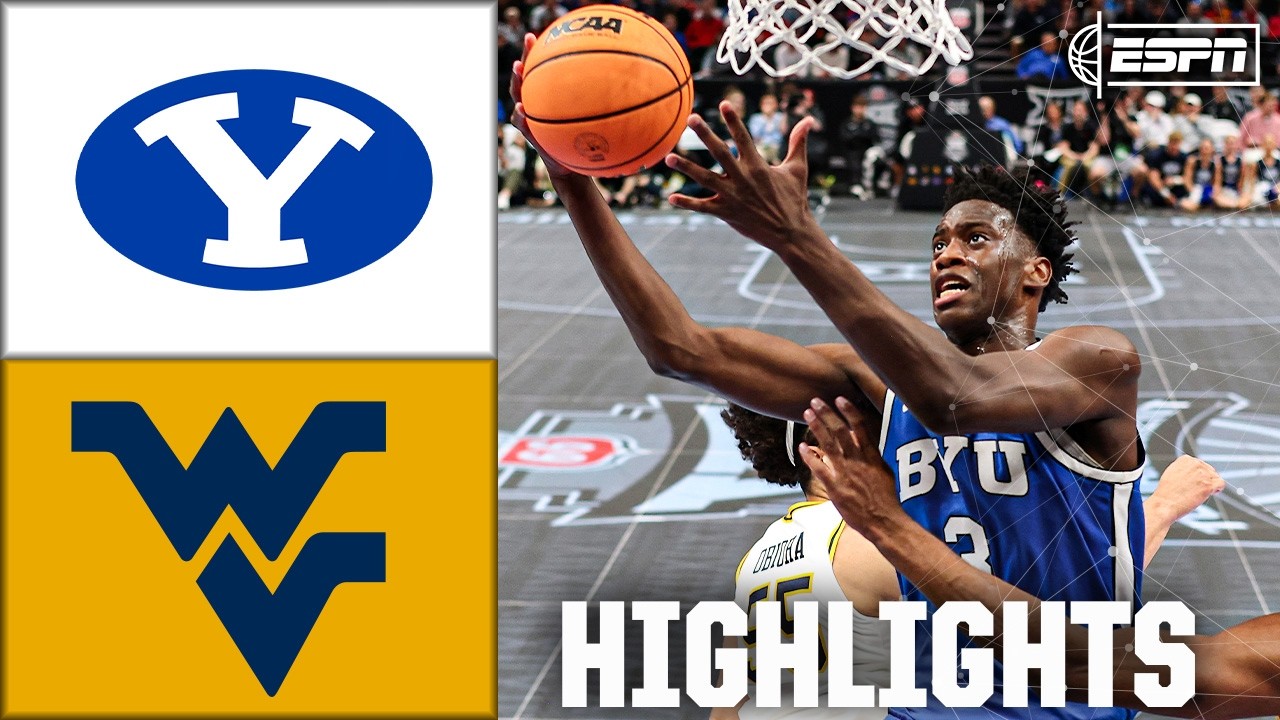 BYU Cougars vs. West Virginia Mountaineers | Big 12 MBB Tournament Highlights |