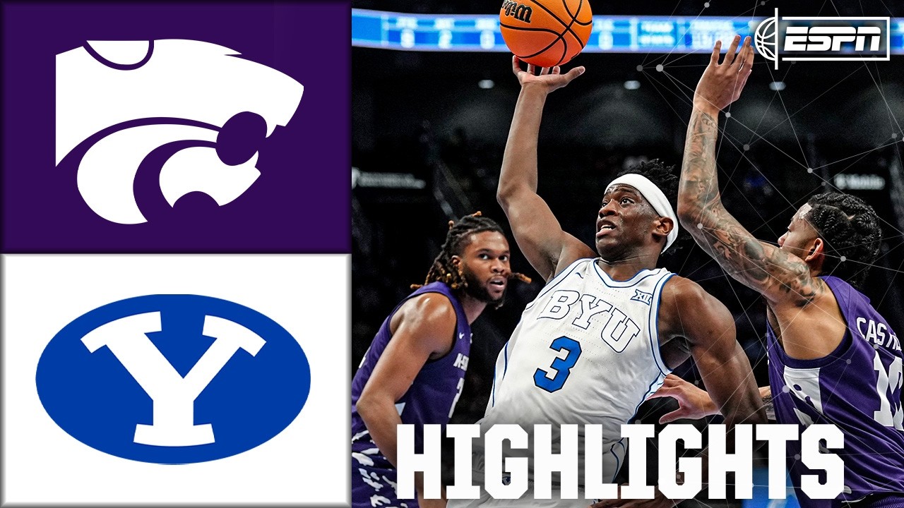 Kansas State Wildcats vs. BYU Cougars | Big 12 MBB Tournament Highlights | ESPN