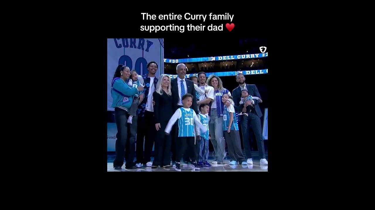 What a moment for the Curry family 💙