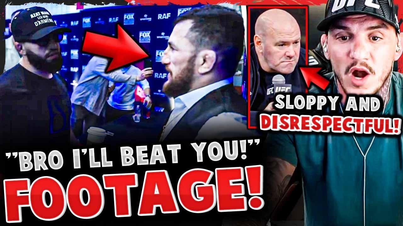 Arman Tsarukyan CALLS OUT MERAB to his FACE! *FOOTAGE* Renato Moicano NOT HAPPY