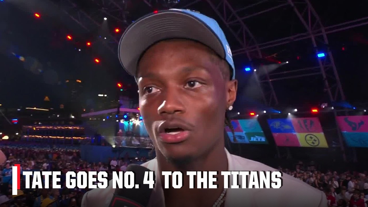 Carnell Tate’s message to Cam Ward after going No. 4 to Titans: I’M ALWAYS
