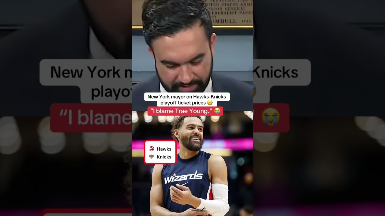 NYC mayor Zohran Mamdani didn’t hold back on Hawks-Knicks 😂 (via nycmayorTT)