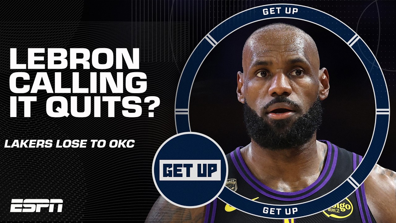 Did LeBron PLAY HIS LAST GAME⁉️ Get Up speculates…