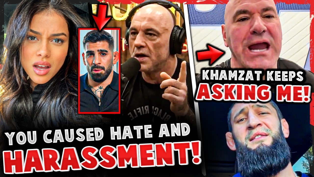 Ilia Topuria’s WIFE makes ACCUSATIONS on Joe Rogan! Dana White REVEALS Khamzat