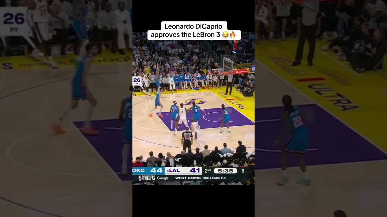 Leonardo DiCaprio 🤝 LeBron James
